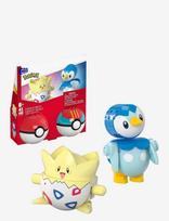 Mega - Pokémon Poké Ball 2-Pack Building Toy Kits With 2 Action Figures (41 Pieces) For Kids - Veiksmo figūrėlės - Marga / raštuota