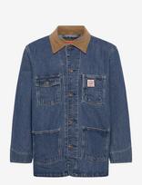 Levi's® - Berkley Chore Coat Sunburnt Ch - Džinsinis švarkas be pamušalo - Mėlyna