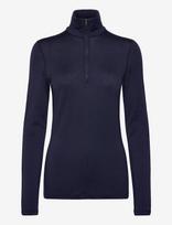 Icebreaker - Women Merino 260 Oasis Ls Half Zip - Sportiniai apatiniai drabužiai - Tamsiai mėlyna