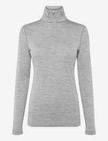 Icebreaker - Women Merino 260 Oasis Ls Half Zip - Sportiniai apatiniai drabužiai - Pilka