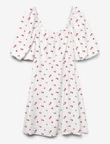 Vero Moda - Vmodette 2/4 Short Bow Dress Wvn - Trumpa suknelė - Balta