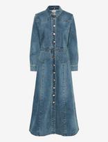 Gestuz - Gzviva Ls Long Dress - Ilga suknelė - Mėlyna