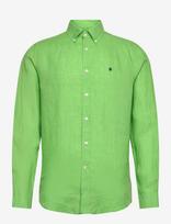 Morris - Douglas Linen Shirt-Classic Fit - Lininiai marškiniai - Žalia