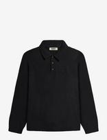 Woodbird - Wbtom Knitted Polo - Marškinėliai ilgomis rankovėmis - Juoda