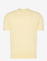 Calvin Klein - Ss Supima Cotton Crew 14Gg - Marškinėliai trumpomis rankovėmis - Geltona