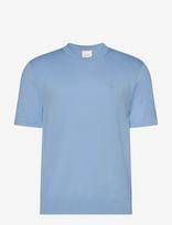 Calvin Klein - Ss Supima Cotton Crew 14Gg - Marškinėliai trumpomis rankovėmis - Mėlyna