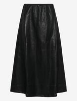 Culture - Culilli Pu Skirt - Iki kelių ir midi sijonai - Juoda