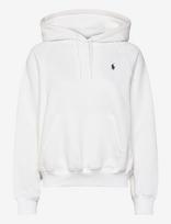 Polo Ralph Lauren - Shrunken Fit Fleece Hoodie - Džemperis - Balta