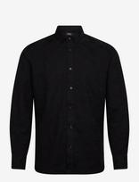 Clean Cut Copenhagen - Malvin Jaquard Shirt - Raštuoti marškiniai - Juoda