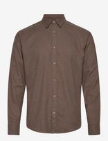 Clean Cut Copenhagen - Russel Flannel Shirt - Flaneliniai marškiniai - Ruda