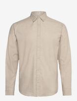 Clean Cut Copenhagen - Russel Flannel Shirt - Flaneliniai marškiniai - Smėlio