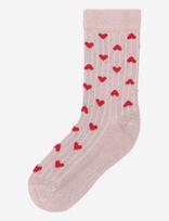 Minipop - Minipop Bamboo Heart Socks - Kojinės - Rožinė
