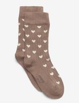 Minipop - Minipop Bamboo Heart Socks - Kojinės - Ruda