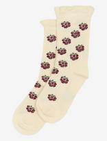 Minipop - Minipop® Bamboo Frill Socks - Kojinės - Kreminė spalva