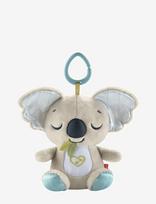 Fisher-Price - On-The-Go Koala Soother Toy, Plush Portable Sound Machine For Newborns - Muzikinis pliušinis žaislas - Marga / raštuota
