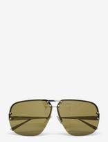 Weekday - Tinted Aviator Sunglasses - Aviator stiliaus akiniai nuo saulės - Geltona