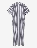 Gant - Os Striped Caftan Dress - Marškininė suknelė - Balta
