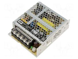 Power supply: switching | for building in | 50W | 15VDC | 3.4A | OUT: 1