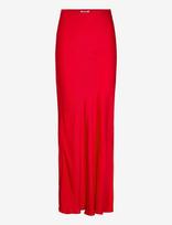 Weekday - Bias Cut Satin Maxi Skirt - Maxi sijonas - Raudona