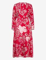 Marimekko - Rytmi Torstai - Iki kelių ir midi suknelės - Raudona