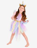 Den Goda Fen - Dress Unicorn W Diadem - Personažų kostiumas - Rožinė