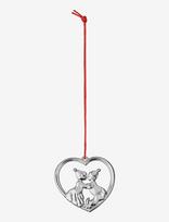 Rosendahl - Kissing Elves H6.5 Silver Plated - Kalėdiniai žaisliukai ir eglutės aksesuarai - Sidabro