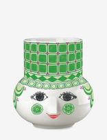 Bjørn Wiinblad - Olga Block Candle Holder H12 Green - Žvakė - Žalia