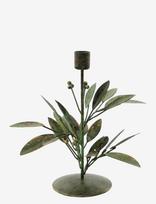 House Doctor - Candle Stand, Hdleaves, Antique Gre - Žvakių laikiklis - Žalia