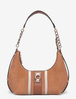 GUESS - Erenia Top Zip Shoulder Bag - Rankinė - Ruda