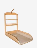 ROBA - Wooden Wall-Mounted Changing Shelf - Vystymo stalas - Smėlio