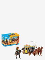 PLAYMOBIL - Wild West Stagecoach - Playmobil Figures - Marga / raštuota