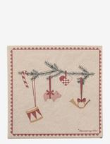Bloomingville - Yule Napkin - Popierinės servetėlės - Smėlio