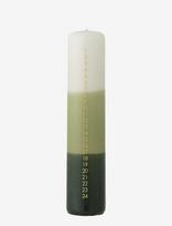 Bloomingville - Dip Dye Candle - Žvakė - Žalia