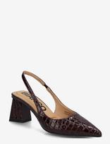 Bianco - Biamaralyn Slingback Croco Patent - Aulinukai su kulniuku - Burgundiška splava