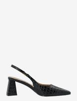 Bianco - Biamaralyn Slingback Croco Patent - Aulinukai su kulniuku - Juoda