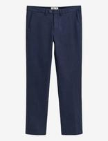 Gant - Slim Cotton Herringbone Pants - Laisvalaiko marškiniai - Mėlyna