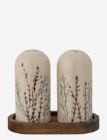 Bloomingville - Bea Salt & Pepper Shaker Set - Druskos ir pipirų malūnėlis - Smėlio