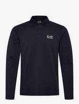 EA7 - Polo Shirt - Marškinėliai ilgomis rankovėmis - Tamsiai mėlyna