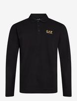 EA7 - Polo Shirt - Marškinėliai ilgomis rankovėmis - Juoda