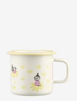 Muurla - Moomin Enamel Mug Flowers 3,7Dl - Kavos puodelis - Geltona
