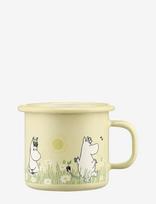 Muurla - Moomin Enamel Mug Meadow 2,5Dl - Kavos puodelis - Geltona