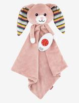 ZAZU - Becky The Bunny Comforter With Sound - Muzikinis pliušinis žaislas - Rožinė