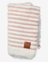 Elodie Details - Furry Knit Blanket - Faded Rose - Antklodė ir lovatiesė - Rožinė