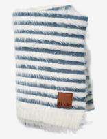 Elodie Details - Furry Knit Blanket - Berry Blue - Antklodė ir lovatiesė - Mėlyna