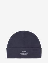 Mads Nørgaard - Isak Ambas Logo Beanie - Kepurė - Tamsiai mėlyna
