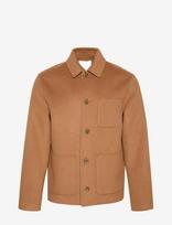 Calvin Klein - Ls Double Face Wool Blend Chore - Vilnonė striukė - Smėlio