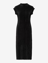 Calvin Klein - Plisse Midi Dress - Ilga suknelė - Juoda