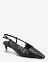 Tommy Hilfiger - Croc Slingback Slanted Heel - Klasikiniai aukštakulniai - Juoda