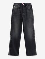 Tommy Jeans - Layla Hr Slim Str Cbf Di6089 - Tiesaus kirpimo džinsai - Juoda