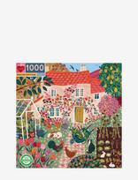 Eeboo - Puzzle 1000 Pcs - English Cottage - Dėlionė - Marga / raštuota